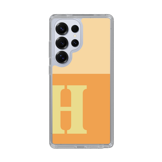 Slim Protection Case［ Original - initial two tone - H orange ］