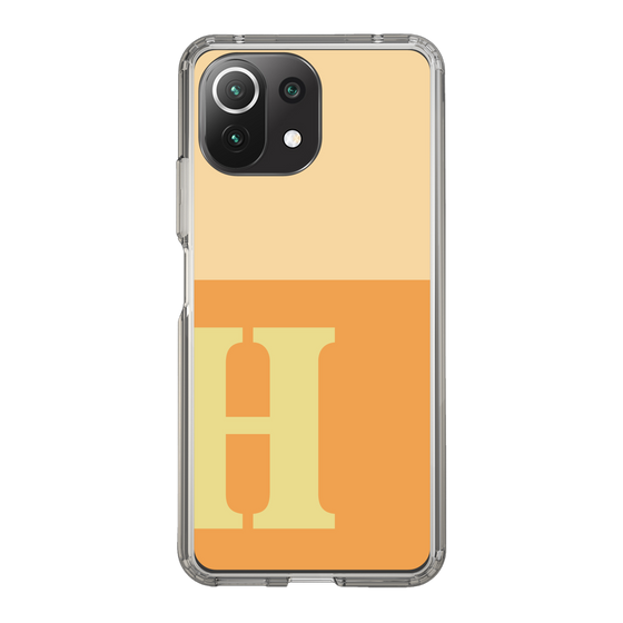 Slim Protection Case［ Original - initial two tone - H orange ］