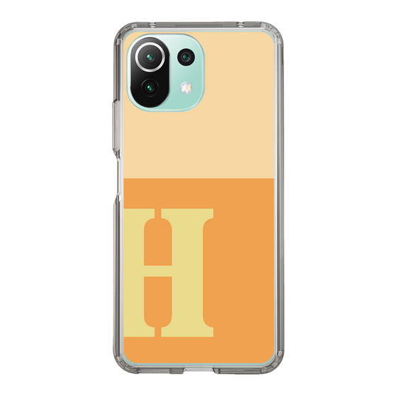 Slim Protection Case［ Original - initial two tone - H orange ］