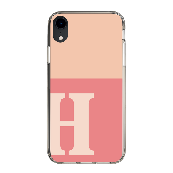 Slim Protection Case［ Original - initial two tone - H pink ］