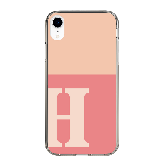 Slim Protection Case［ Original - initial two tone - H pink ］
