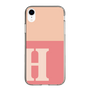 Slim Protection Case［ Original - initial two tone - H pink ］