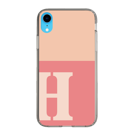 Slim Protection Case［ Original - initial two tone - H pink ］