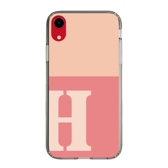 Slim Protection Case［ Original - initial two tone - H pink ］