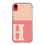 Slim Protection Case［ Original - initial two tone - H pink ］