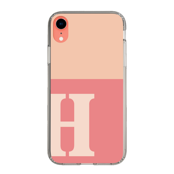 Slim Protection Case［ Original - initial two tone - H pink ］