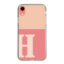 Slim Protection Case［ Original - initial two tone - H pink ］