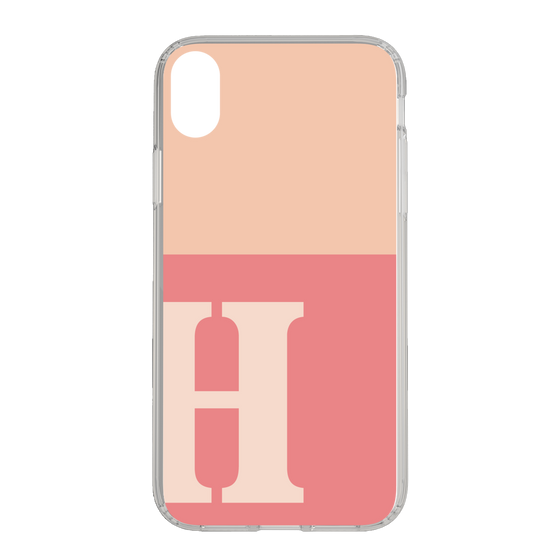 Slim Protection Case［ Original - initial two tone - H pink ］