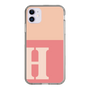 Slim Protection Case［ Original - initial two tone - H pink ］