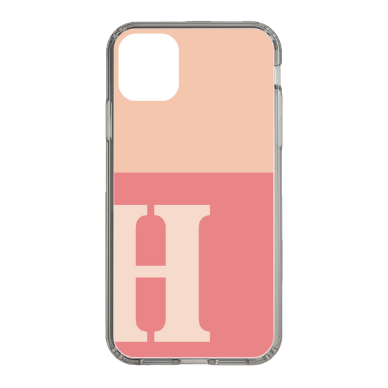 Slim Protection Case［ Original - initial two tone - H pink ］