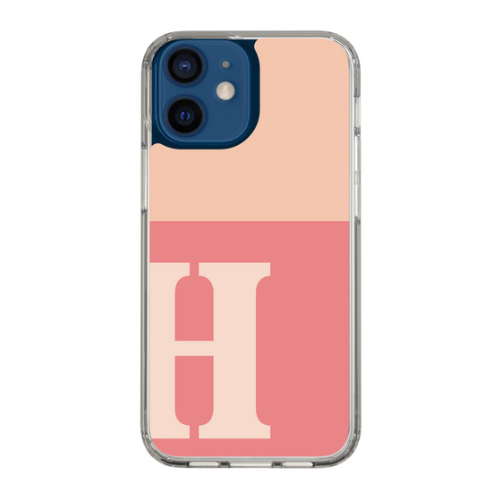Slim Protection Case［ Original - initial two tone - H pink ］