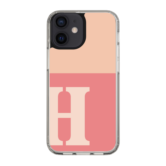 Slim Protection Case［ Original - initial two tone - H pink ］
