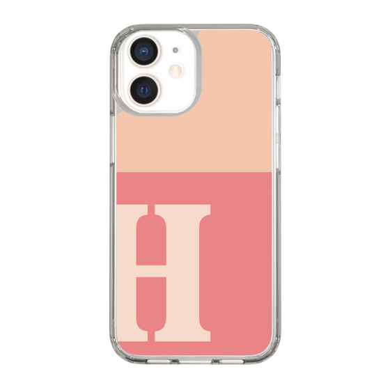 Slim Protection Case［ Original - initial two tone - H pink ］
