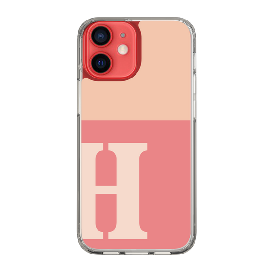 Slim Protection Case［ Original - initial two tone - H pink ］