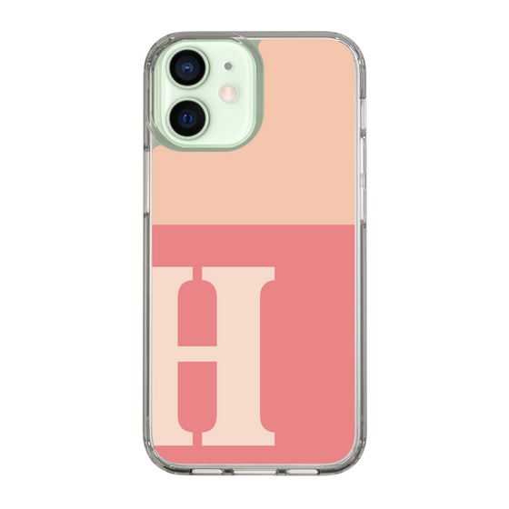 Slim Protection Case［ Original - initial two tone - H pink ］