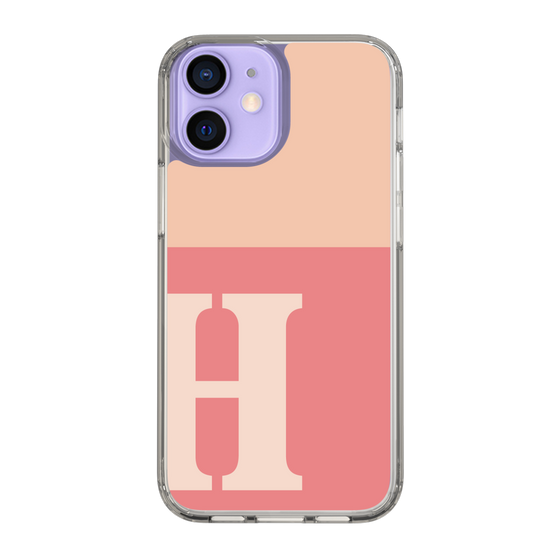 Slim Protection Case［ Original - initial two tone - H pink ］