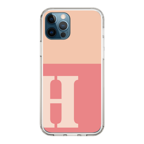 Slim Protection Case［ Original - initial two tone - H pink ］