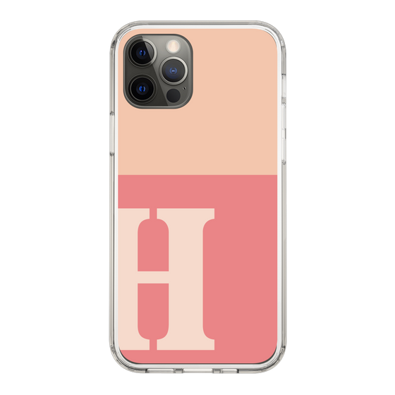 Slim Protection Case［ Original - initial two tone - H pink ］