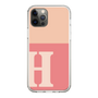 Slim Protection Case［ Original - initial two tone - H pink ］