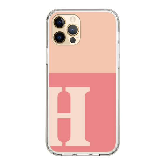 Slim Protection Case［ Original - initial two tone - H pink ］