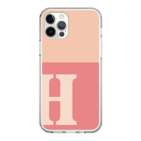 Slim Protection Case［ Original - initial two tone - H pink ］