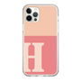 Slim Protection Case［ Original - initial two tone - H pink ］