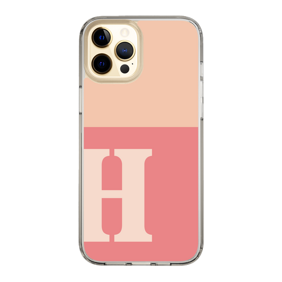 Slim Protection Case［ Original - initial two tone - H pink ］