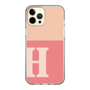 Slim Protection Case［ Original - initial two tone - H pink ］