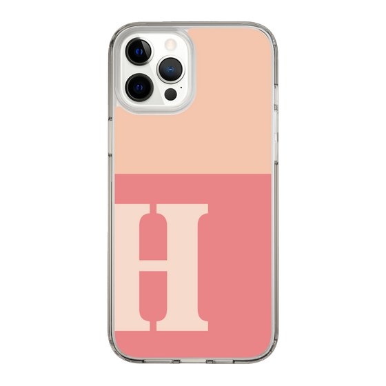 Slim Protection Case［ Original - initial two tone - H pink ］