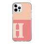 Slim Protection Case［ Original - initial two tone - H pink ］