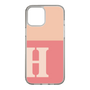 Slim Protection Case［ Original - initial two tone - H pink ］