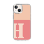 Slim Protection Case［ Original - initial two tone - H pink ］