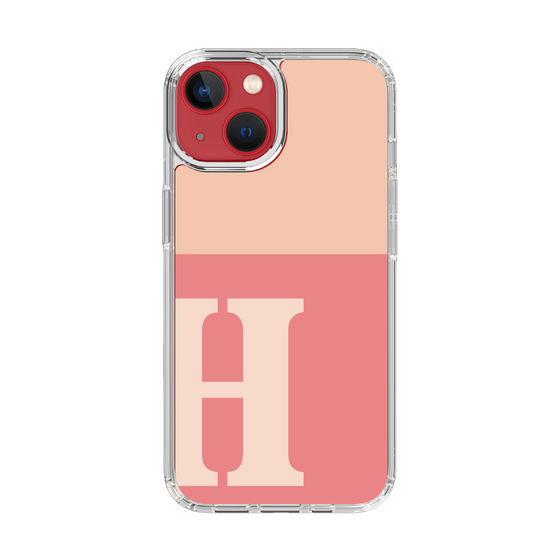 Slim Protection Case［ Original - initial two tone - H pink ］