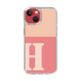 Slim Protection Case［ Original - initial two tone - H pink ］