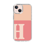 Slim Protection Case［ Original - initial two tone - H pink ］