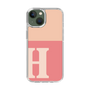 Slim Protection Case［ Original - initial two tone - H pink ］