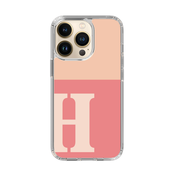 Slim Protection Case［ Original - initial two tone - H pink ］