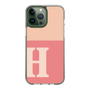 Slim Protection Case［ Original - initial two tone - H pink ］