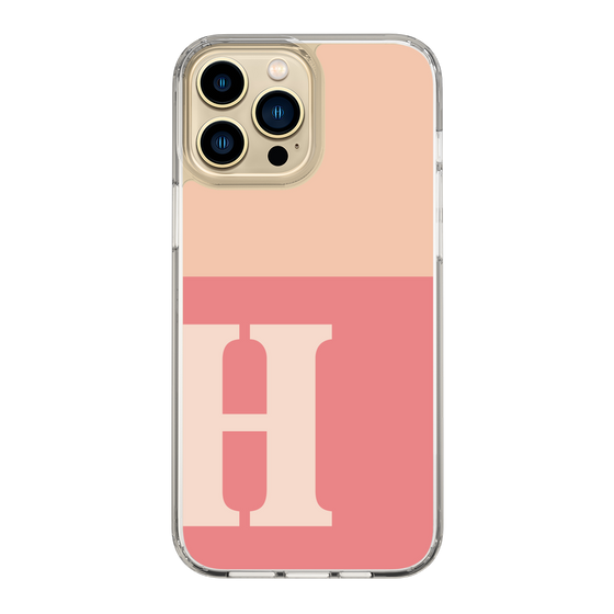 Slim Protection Case［ Original - initial two tone - H pink ］