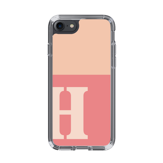 Slim Protection Case［ Original - initial two tone - H pink ］