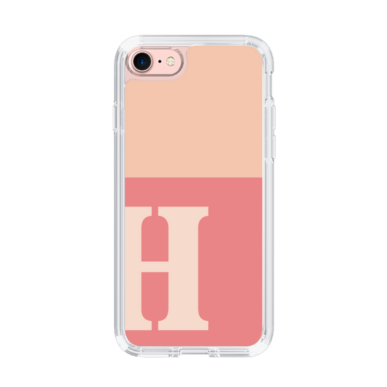 Slim Protection Case［ Original - initial two tone - H pink ］