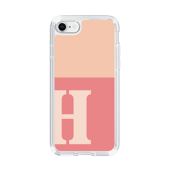 Slim Protection Case［ Original - initial two tone - H pink ］