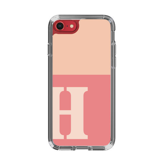 Slim Protection Case［ Original - initial two tone - H pink ］
