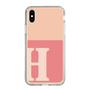 Slim Protection Case［ Original - initial two tone - H pink ］