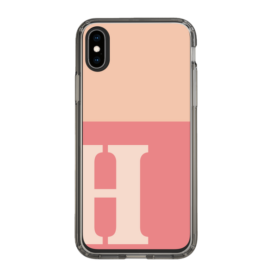 Slim Protection Case［ Original - initial two tone - H pink ］