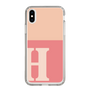 Slim Protection Case［ Original - initial two tone - H pink ］