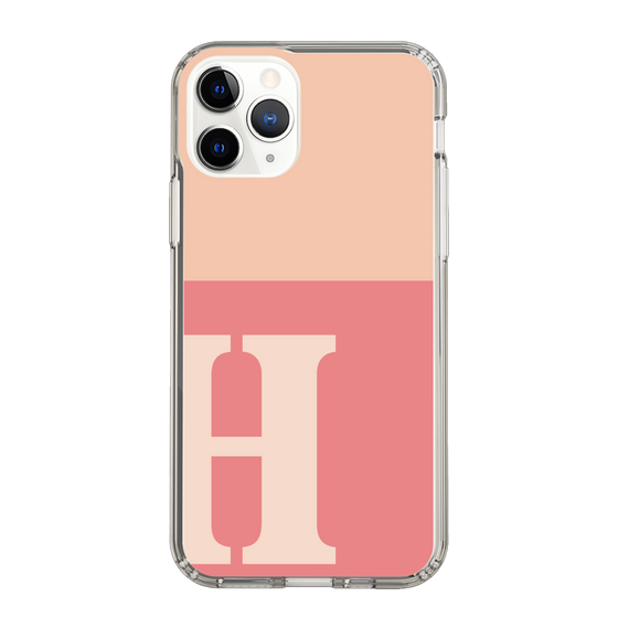 Slim Protection Case［ Original - initial two tone - H pink ］