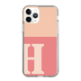 Slim Protection Case［ Original - initial two tone - H pink ］