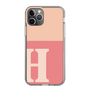 Slim Protection Case［ Original - initial two tone - H pink ］