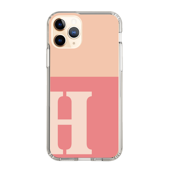 Slim Protection Case［ Original - initial two tone - H pink ］